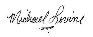 Mike Levine signature